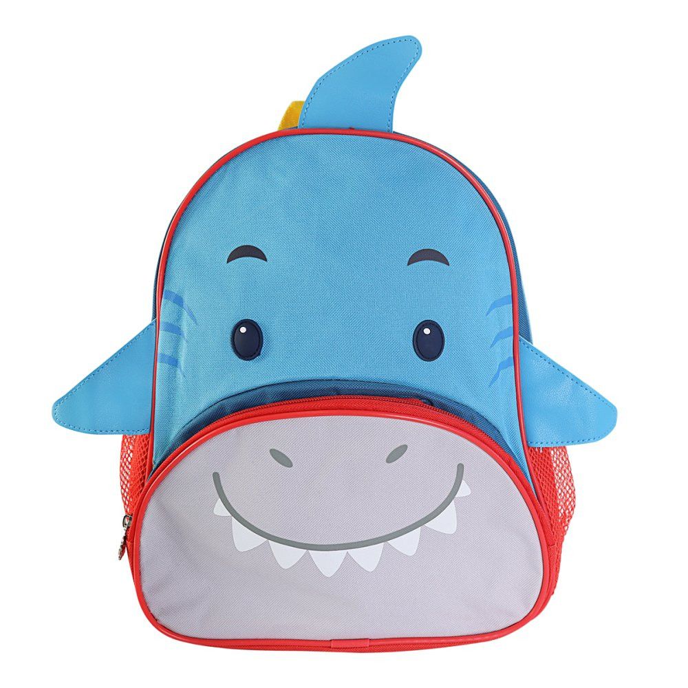 Mochila Infantil de Costas Clio Pets Tubarão 16 Litros