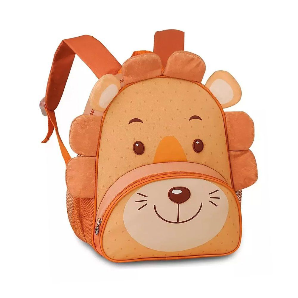 Mochila Infantil Clio Leão 17 Litros com Bolsos