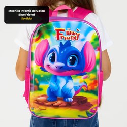 Mochila Infantil Blue Friend - imagem 1