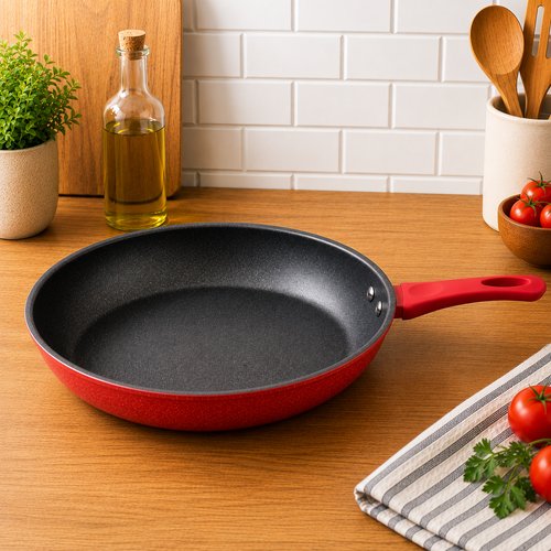 Frigideira Revestimento Nanoceramico - Vermelha