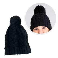Touca de Frio com Pompom Tricot - imagem 1