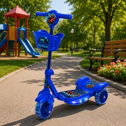 Patinete MotorKid Infantil 3 Rodas com LED - imagem 1