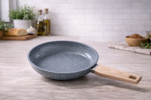Frigideira Max Chefe Wood - Cinza