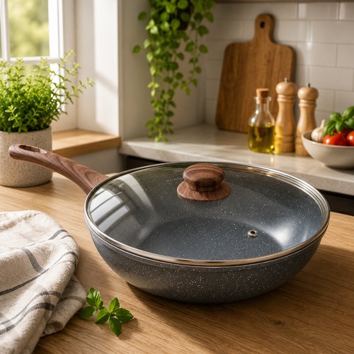 Frigideira Nanoceramico 28cm com Tampa